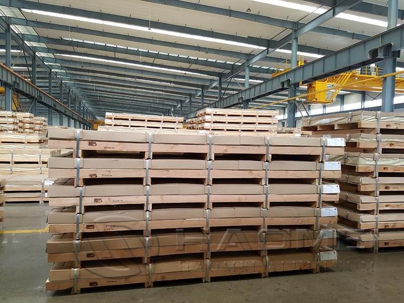 Machined aluminium plate application